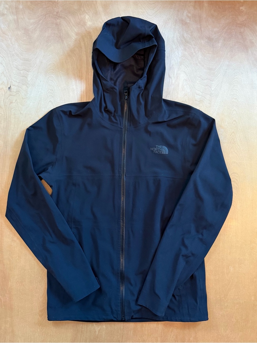 The North Face Men’s Black Hooded Windbreaker Jacket